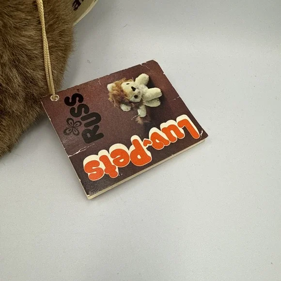 Vintage Rare Luv Pets 1979 Russ Berry Baboo Teddy Bear Plush Animal With Tags - Picture 3 of 12